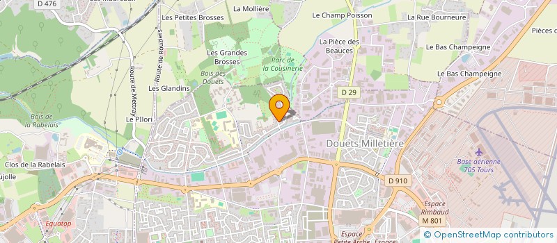 localisation de l'entreprise MONSIEUR AURELIEN LE DEAUT à TOURS