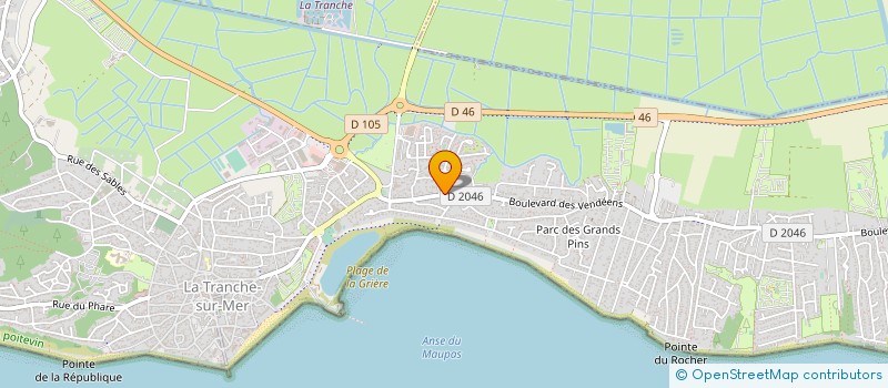 localisation de l'entreprise MONSIEUR AURELIEN LE GLEOUR à LA TRANCHE-SUR-MER