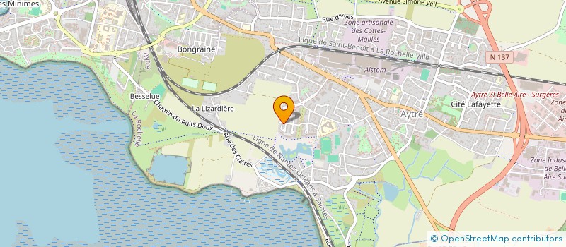 localisation de l'entreprise MONSIEUR AURELIEN LE GUERN  AYTRE