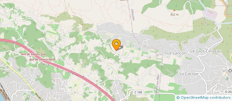 localisation de l'entreprise MONSIEUR AURELIEN LE HYARIC  SANARY-SUR-MER