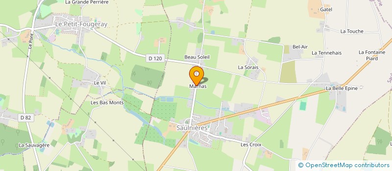 localisation de l'entreprise MONSIEUR AURELIEN LE JOLY à SAULNIERES