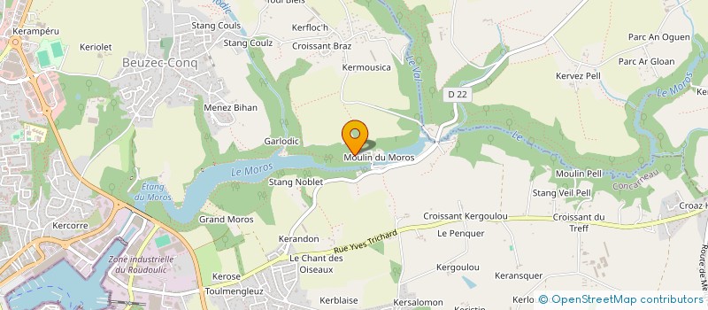 localisation de l'entreprise MONSIEUR AURELIEN LE NAIN à CONCARNEAU