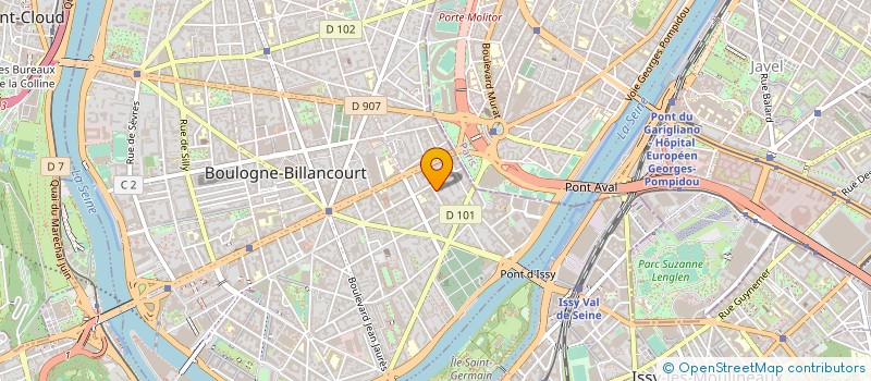 localisation de l'entreprise MONSIEUR AURELIEN LE ROUZIC à BOULOGNE-BILLANCOURT