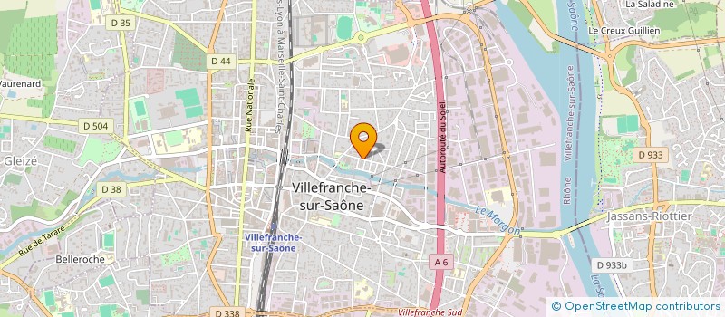 localisation de l'entreprise MONSIEUR AURELIEN LEBEAU à VILLEFRANCHE-SUR-SAONE