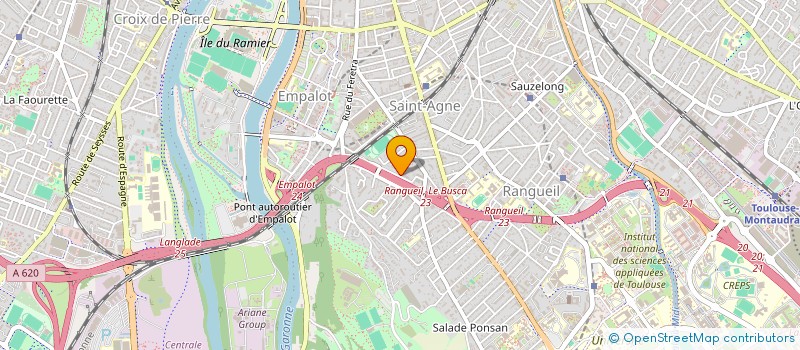 localisation de l'entreprise MONSIEUR AURELIEN LEBOUTET à TOULOUSE