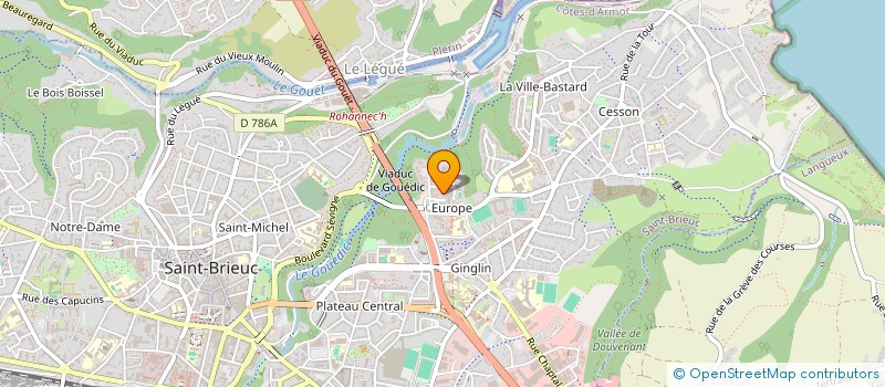 localisation de l'entreprise MONSIEUR AURELIEN LEBRET à SAINT-BRIEUC