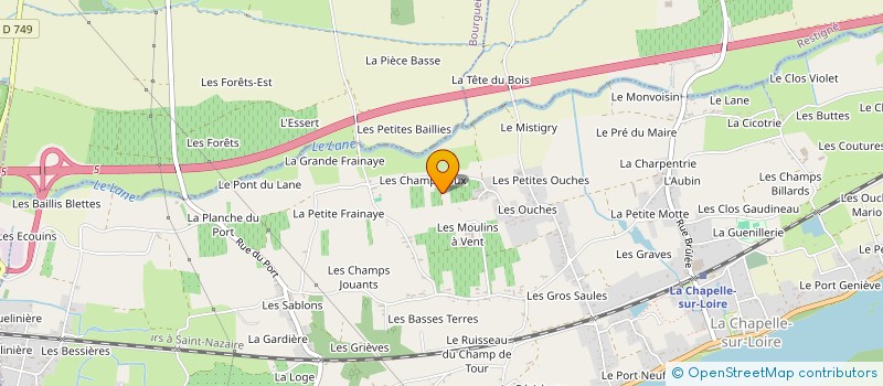 localisation de l'entreprise MONSIEUR AURELIEN LEFAY  LA CHAPELLE-SUR-LOIRE