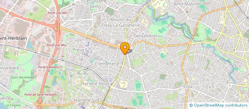 localisation de l'entreprise MONSIEUR AURELIEN LEFEUVRE à SAINT-HERBLAIN
