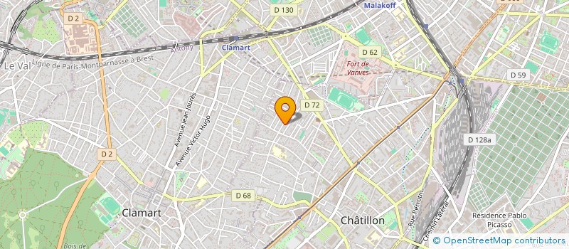 localisation de l'entreprise MONSIEUR AURELIEN LEGRAND à CHATILLON