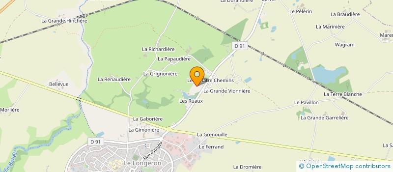 localisation de l'entreprise MONSIEUR AURELIEN LEGRAND  SEVREMOINE