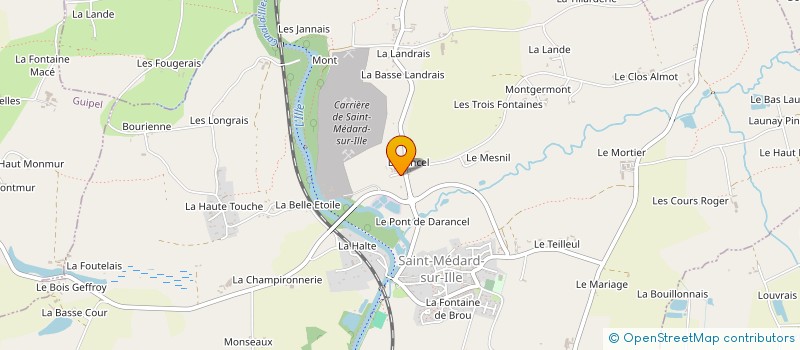 localisation de l'entreprise MONSIEUR AURELIEN LELIEVRE  SAINT-MEDARD-SUR-ILLE