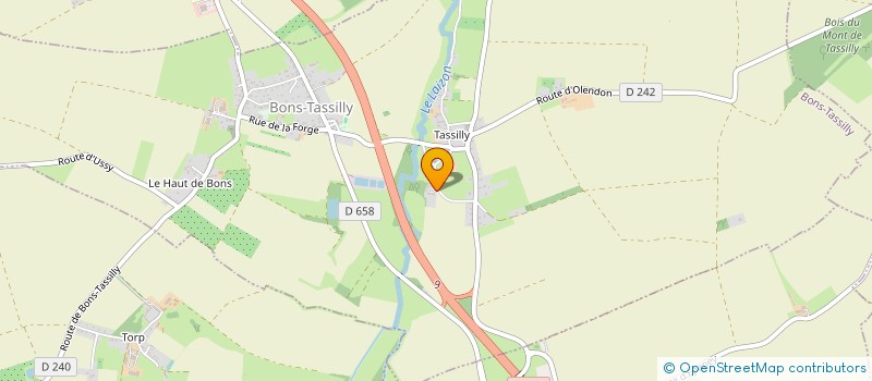 localisation de l'entreprise MONSIEUR AURELIEN LEMAITRE  BONS-TASSILLY