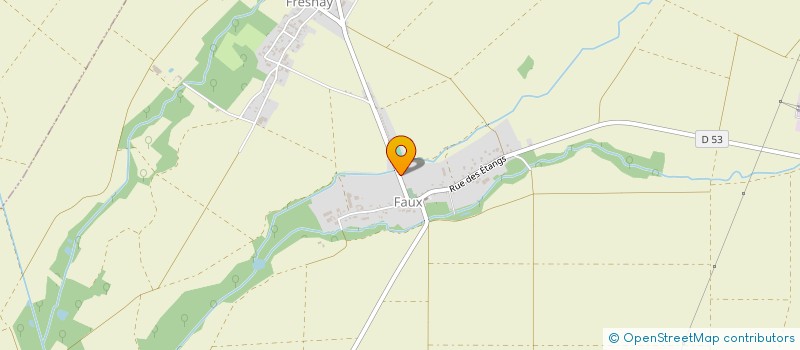 localisation de l'entreprise MONSIEUR AURELIEN LEROY  FAUX-FRESNAY