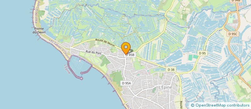 localisation de l'entreprise MONSIEUR AURELIEN LESAGE à L'EPINE
