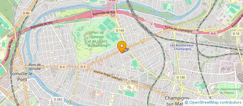 localisation de l'entreprise MONSIEUR AURELIEN LETELLIER à CHAMPIGNY-SUR-MARNE