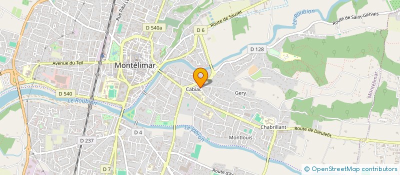 localisation de l'entreprise MONSIEUR AURELIEN LOGEAIS à MONTELIMAR