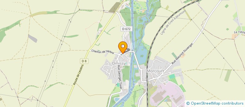 localisation de l'entreprise MONSIEUR AURELIEN LOISON  OMISSY