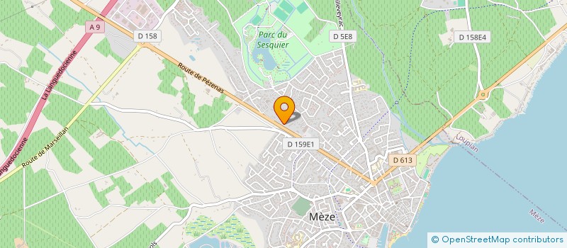 localisation de l'entreprise MONSIEUR AURELIEN LOPEZ à MEZE