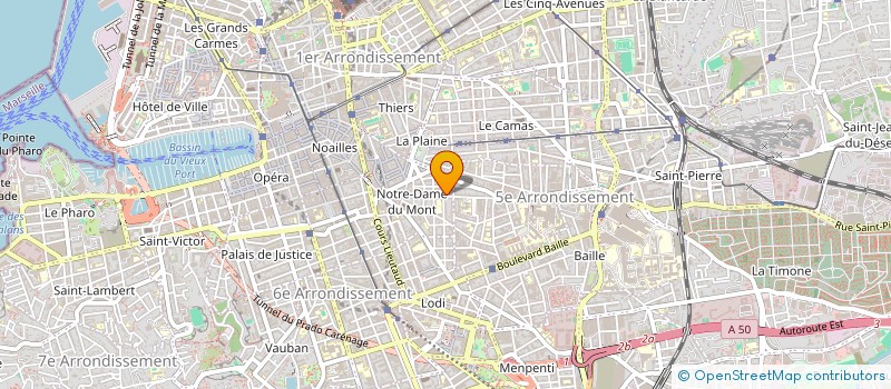 localisation de l'entreprise MONSIEUR AURELIEN LOUIS à MARSEILLE