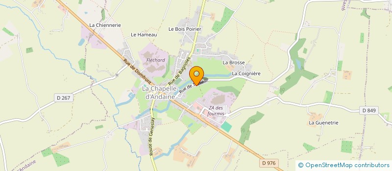 localisation de l'entreprise MONSIEUR AURELIEN LOUVEAU  BAGNOLES DE L'ORNE NORMANDIE