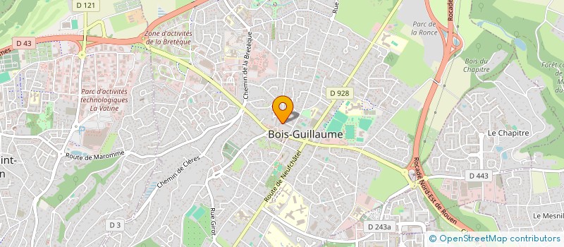 localisation de l'entreprise MONSIEUR AURELIEN LUBREZ à BOIS-GUILLAUME