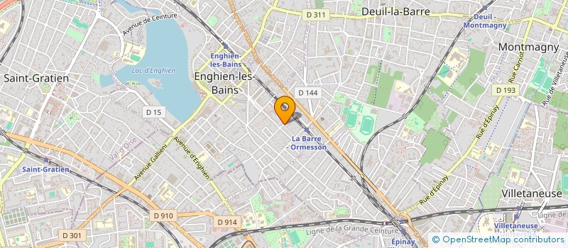 localisation de l'entreprise MONSIEUR AURELIEN LUCAS  ENGHIEN-LES-BAINS