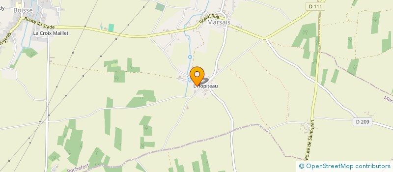 localisation de l'entreprise MONSIEUR AURELIEN MADEUX  MARSAIS