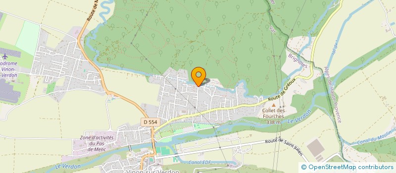 localisation de l'entreprise MONSIEUR AURELIEN MAGNAN  VINON-SUR-VERDON