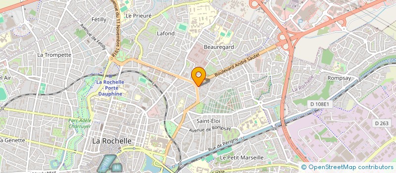 localisation de l'entreprise MONSIEUR AURELIEN MAHE  LA ROCHELLE