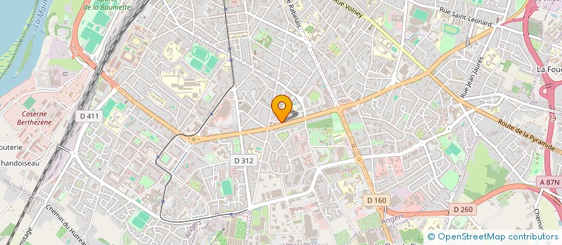 localisation de l'entreprise MONSIEUR AURELIEN MAILLARD à ANGERS