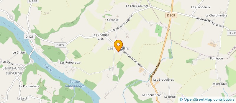localisation de l'entreprise MONSIEUR AURELIEN MAILLARD à PUTANGES-LE-LAC