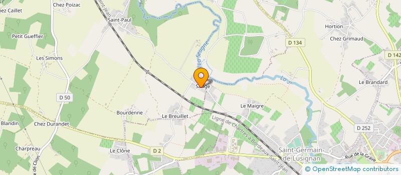 localisation de l'entreprise MONSIEUR AURELIEN MAITRE  CLION