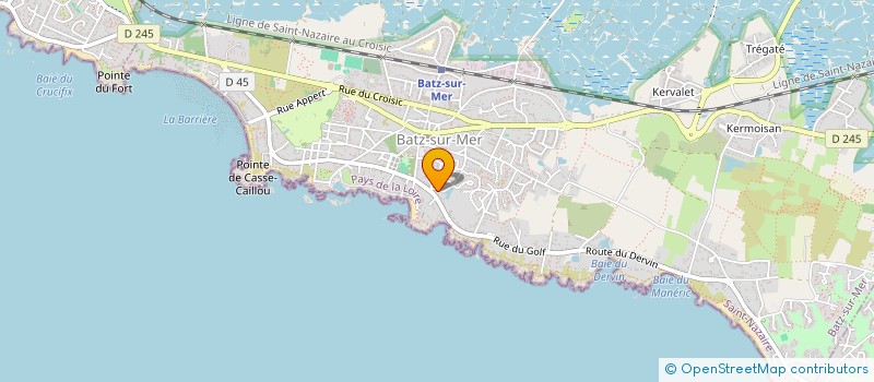 localisation de l'entreprise MONSIEUR AURELIEN MALET à BATZ-SUR-MER