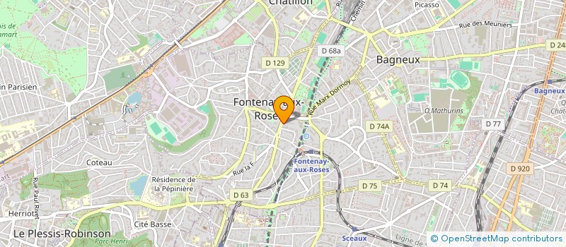 localisation de l'entreprise MONSIEUR AURELIEN MALVESTIO à FONTENAY-AUX-ROSES