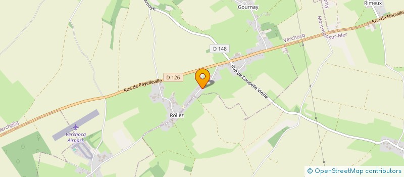 localisation de l'entreprise MONSIEUR AURELIEN MANIER  VERCHOCQ