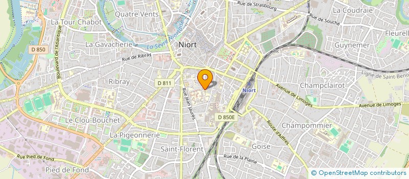 localisation de l'entreprise MONSIEUR AURELIEN MANSART à NIORT