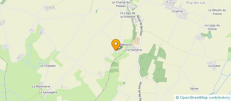 localisation de l'entreprise MONSIEUR AURELIEN MARCHAND  SAINT-COUTANT-LE-GRAND