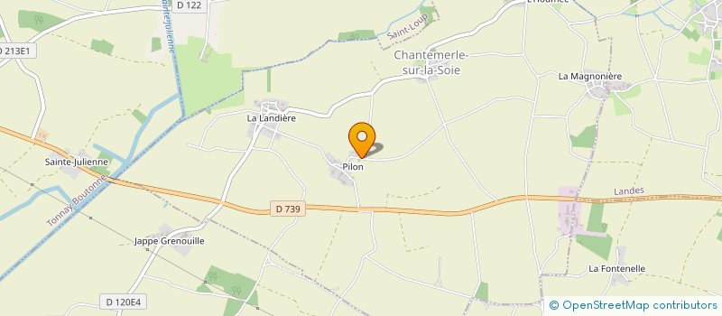 localisation de l'entreprise MONSIEUR AURELIEN MARCHAND à CHANTEMERLE-SUR-LA-SOIE