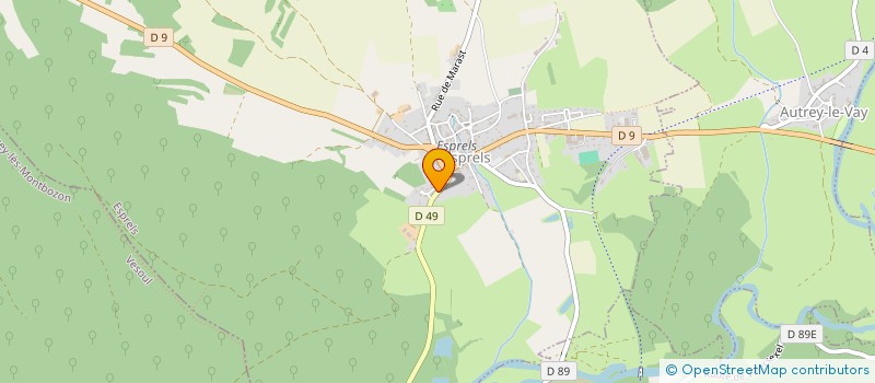 localisation de l'entreprise MONSIEUR AURELIEN MARCHAND à ESPRELS