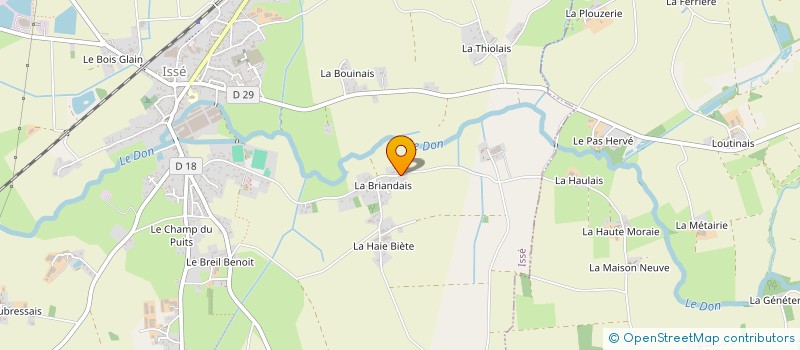 localisation de l'entreprise MONSIEUR AURELIEN MARCHAND  ISSE