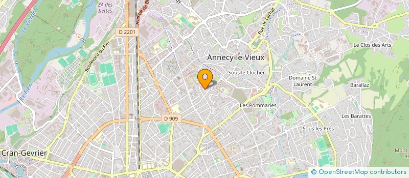 localisation de l'entreprise MONSIEUR AURELIEN MARIE à ANNECY