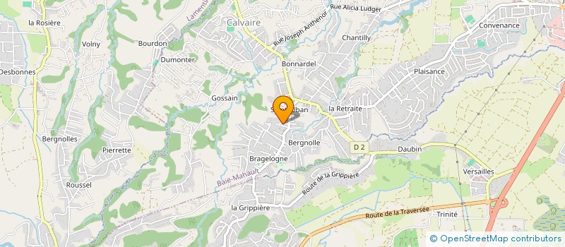 localisation de l'entreprise MONSIEUR AURELIEN MARNE  BAIE-MAHAULT