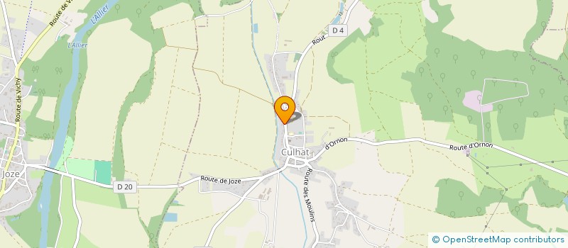 localisation de l'entreprise MONSIEUR AURELIEN MARSONI  CULHAT