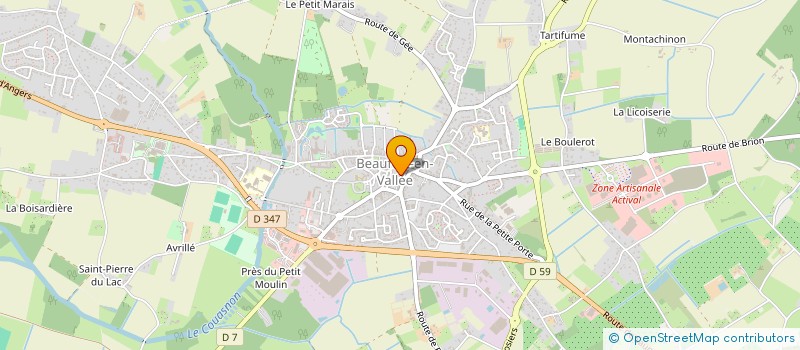 localisation de l'entreprise MONSIEUR AURELIEN MARTIN à BRISSAC LOIRE AUBANCE