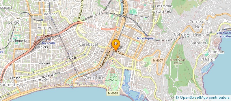 localisation de l'entreprise MONSIEUR AURELIEN MARTINEZ à NICE