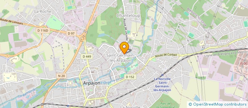 localisation de l'entreprise MONSIEUR AURELIEN MARTINEZ à SAINT-GERMAIN-LES-ARPAJON