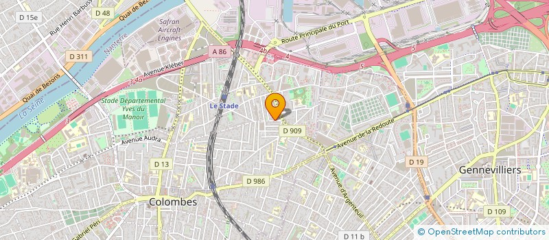 localisation de l'entreprise MONSIEUR AURELIEN MARZETTO à COLOMBES