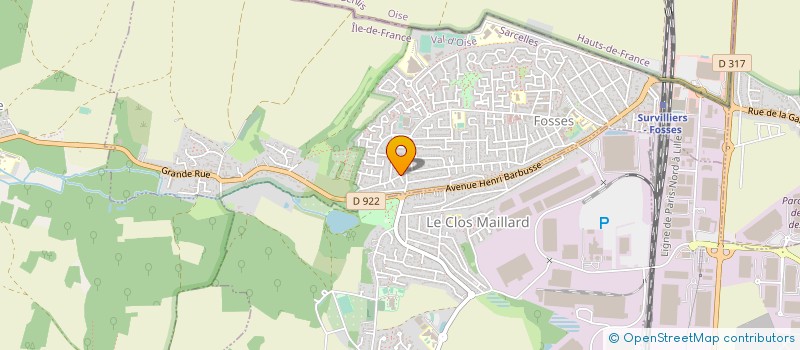 localisation de l'entreprise MONSIEUR AURELIEN MAS  PUISEUX-EN-FRANCE