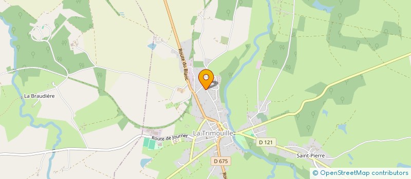 localisation de l'entreprise MONSIEUR AURELIEN MASSE  LA TRIMOUILLE