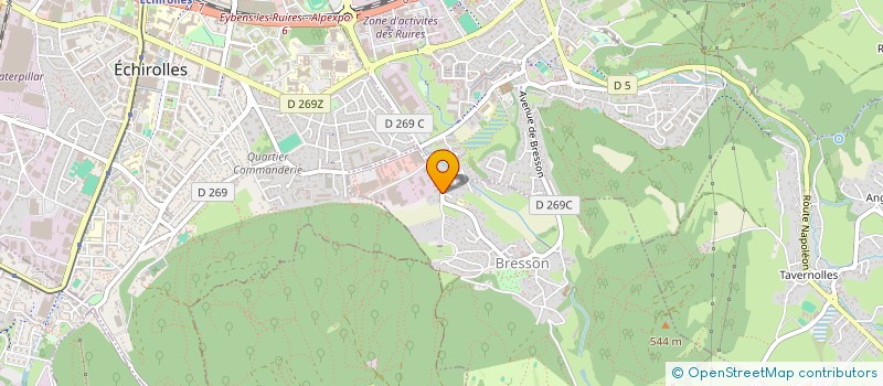 localisation de l'entreprise MONSIEUR AURELIEN MATHIAN  BRESSON